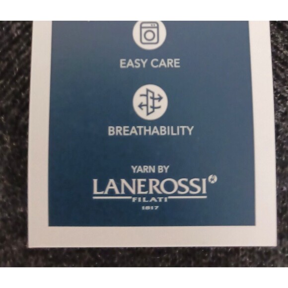 NWT $75 Club Room Men's V Neck Sweater Charcoal Gray Merino Wool Blend Sz S - Picture 7 of 9